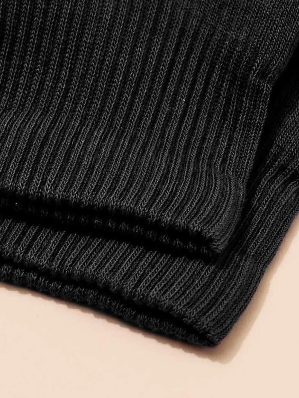 BOMBAS Unisex Modern Rib Quarter Socks Black- MED Womens 8-10.5 Mens 6-9 NWT